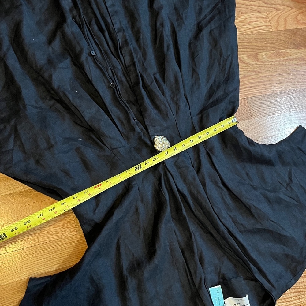 Anthropologie x Exquise Tobie Linen Midi Shirt Dress Size 1X NWT - Picture 10 of 16